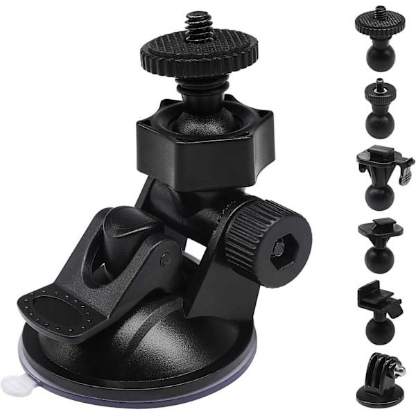 S30 Dash Cam sugekopholder (2. generation) med 10 stk. led til REXING, Z-Edge, Old Shark, YI, KDLINKS, Falcon