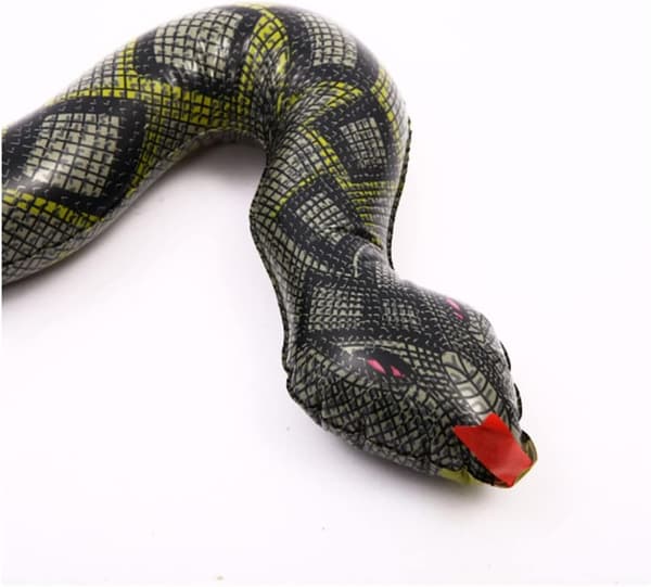 Oppustelig slange python, 2 stk. falske slanger, store pythons, flydende slanger til pool, til havepool Hal