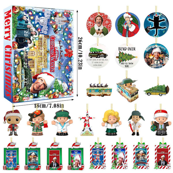 Grinch Blind Box Julkalender 2024 D