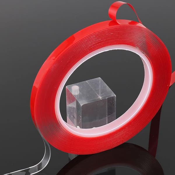 Klar silikoneforsegling (3 meter til 6 mm x 1 mm sømløse ultra-tynde glasgulvpaneler