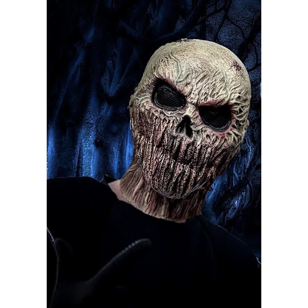 Pelottava Halloween-zombi naamio Realistinen kauhunaamio Uutuusasujuhlat Lateksi Koko päänaamio Creepy