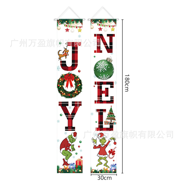 （180x30cm）Juleparaplyer (300D Oxford stof)41 O