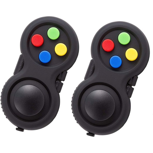 Fidget-leksaker Anti Stress, Fidget-leksaker Anti Stress, Fidget Pad 8 Funktion Fidget Toy Cube Controller S