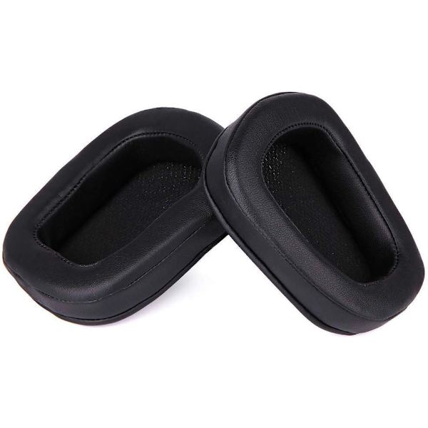 1 par (svart) ersättningsöronkuddar kompatibla med Logitech G935
