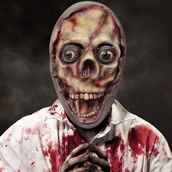 Halloween Horror Hovedbeklædning Atmosfære Legetøj Ond Thriller Hudløs Ansigtsløs Maske Hovedbeklædning Mænd Kvinder