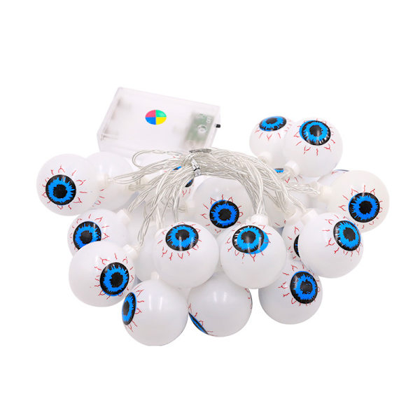 Halloween Ghost Eye Lights, 20 LED Ghost Eye Light - Vanntett - 8 Lysmoduser - For Holiday Part