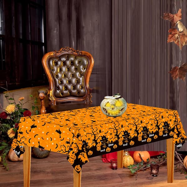 (2) 2 stk Halloween-duk Halloween Horror-duk Vanntett Rektangulær Halloween-dekorasjon
