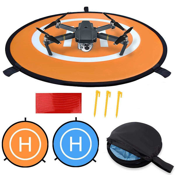Drone Landing Pads, Vandtæt 21.6'' Universal Landing Pad Hurtig-fold Doubl
