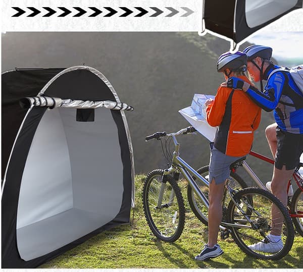 200*85*165cm cykelopbevaringstelt, kraftigt opbevaringstelt, foldbart