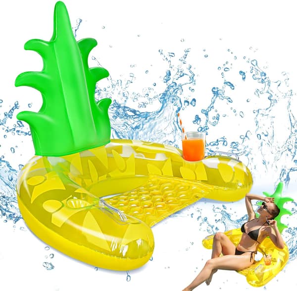 Oppustelige pool flydere, oppustelig pool flydende stol, flydende
