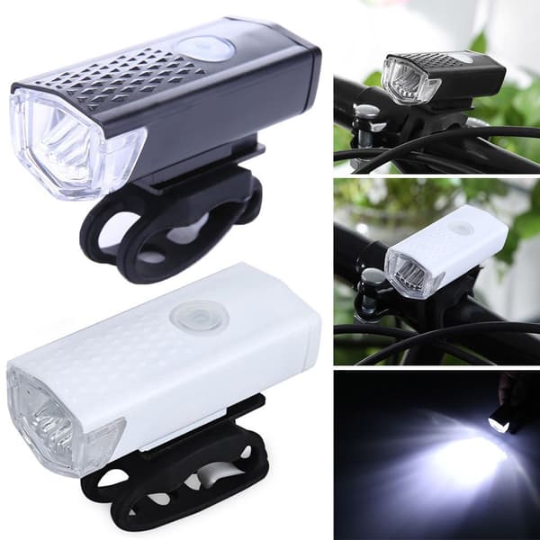 Sort Lumens PU USB Genopladeligt Cykellys Sæt G