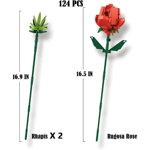 Unikt DIY Kunstig Blomsterbukett Byggesett Blomstersett, Bonsai Dekorasjon Kreativ Ide Stableklosser Gave Z