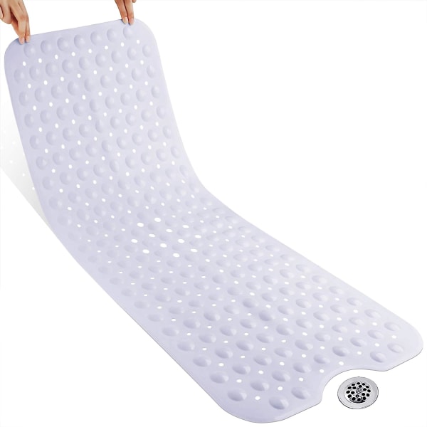 Original Bathtub Mat Non Slip, Extra Long Bath Mat for Tub with B