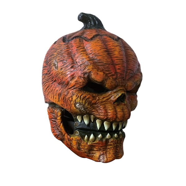 Halloween-pumpa, latexmask för vuxna, festdekorationer, dansfester