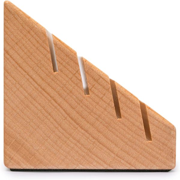 Standardstora spelkortshållare i massivt ekträ - 2-pack