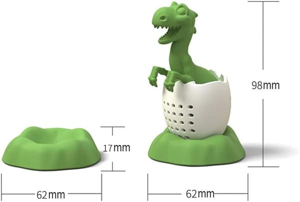 Dinosaur Te Sil, Lekkasje Silikon Te Sil Te Infuser Te