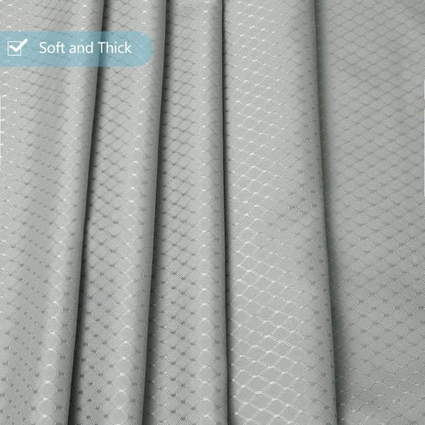 1 stk 120*180cm (Grå) Vaskbar Dusjforheng Vanntett Stoff Muggfri Badeforheng Polyester Tekstil I