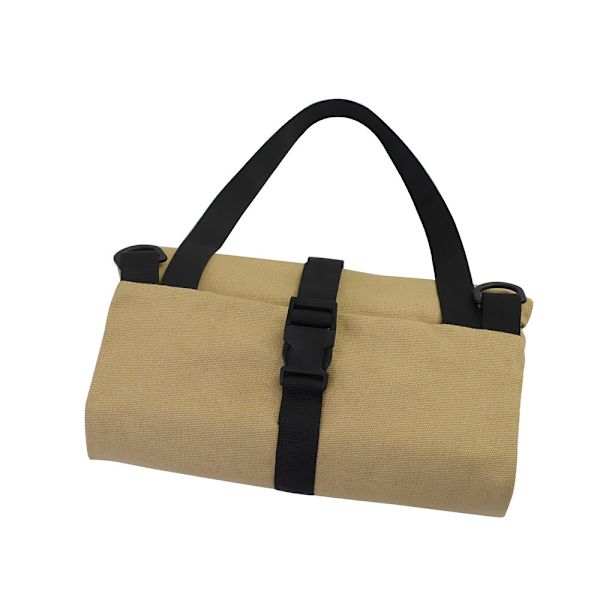 Khaki Multifunktionell Rullverktygsväska, Canvas Verktygsväska E