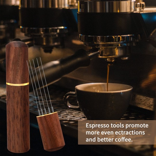 Espresso kafferörare 5 nålar 0,4 mm, även espresso dispensering