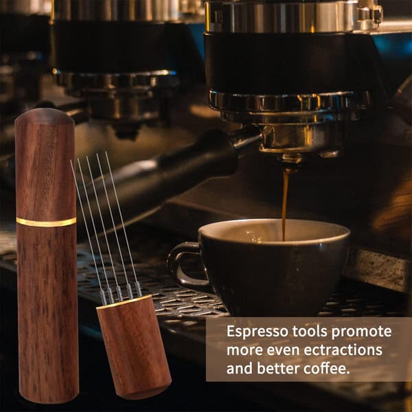 Espressokaffeomrörare 5 nålar 0,4 mm, espressodispenser också
