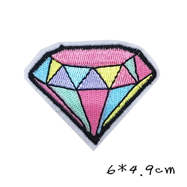 11 Patches, Strygejern-på Broderet Patch i Form af Regnbue - Broderet Patch til at Sy eller Stryge på til Børn og Babyer D