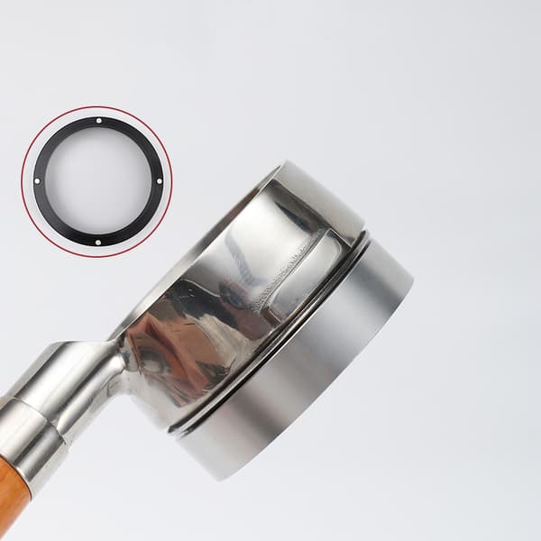 Doseringstrakt i rustfritt stål, kompatibel med kaffemaskin (51 mm)
