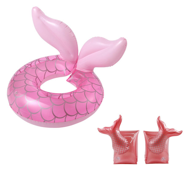 (Delad sjöjungfru simboj + sjöjungfru armring) babyboj, pool