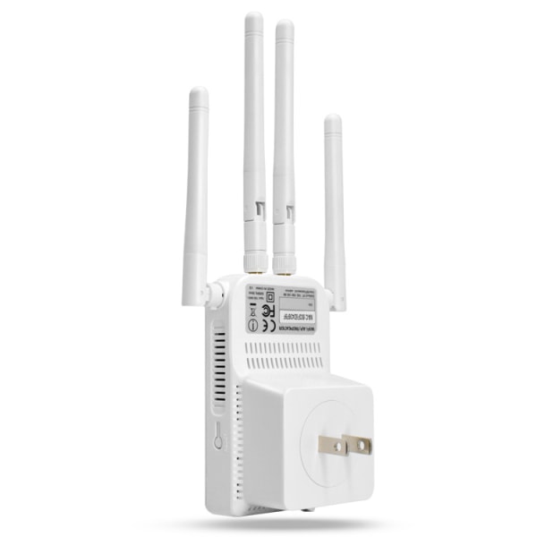 WiFi Extender Internet Signal Booster og forstærker op til 98ft - Lang rækkevidde