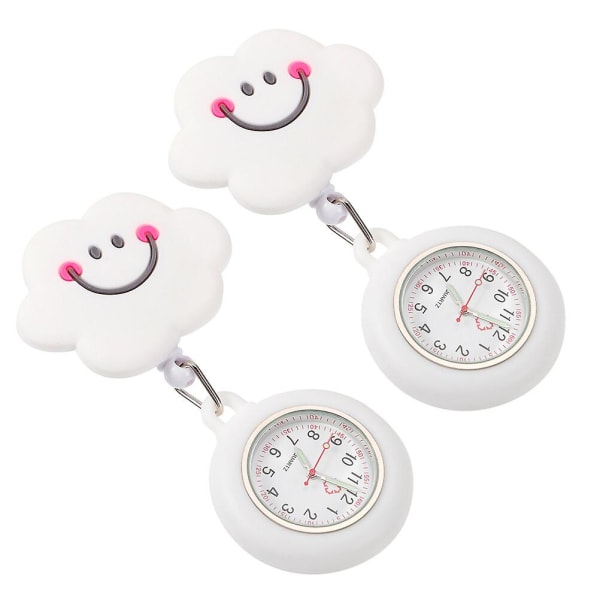 2 kpl Retractable Taskukellot Ripustettavat Taskukellot Ripustettavat Ch