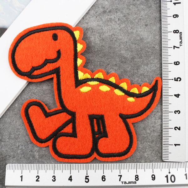 Dinosaur Strygejern-På-Lappe, 24 STK Dinosaur Lappe Sticker Applique Broderi Lappe Dekoration Lappe til Tøj Hat T-S V