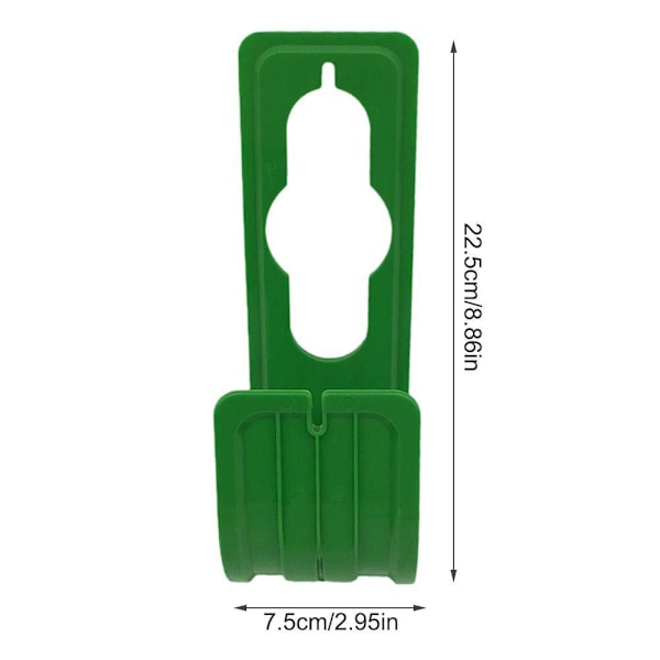 2-pack Väggmonterad Trädgårdsslanghållare i Stål, Tung Duty, C Q