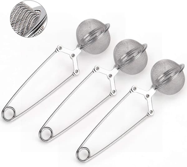 3-pak Snap Ball Te-si, Premium Te-si i rustfrit stål