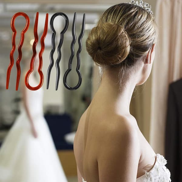 42 st Lady Style Hårnålar Twist Hårstyling Clip Pin Magic Sim