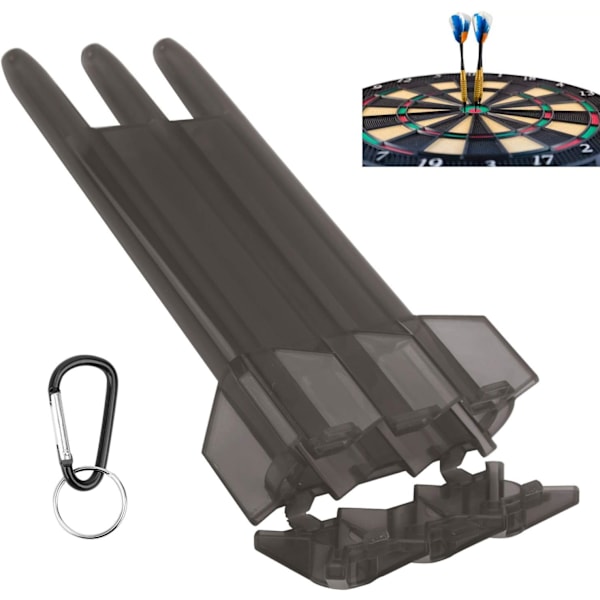 Dartboks, Bærbar Dartboks ABS + Aluminium Legering 3 Hylses Oppbevaringsboks med Hengebeslag K