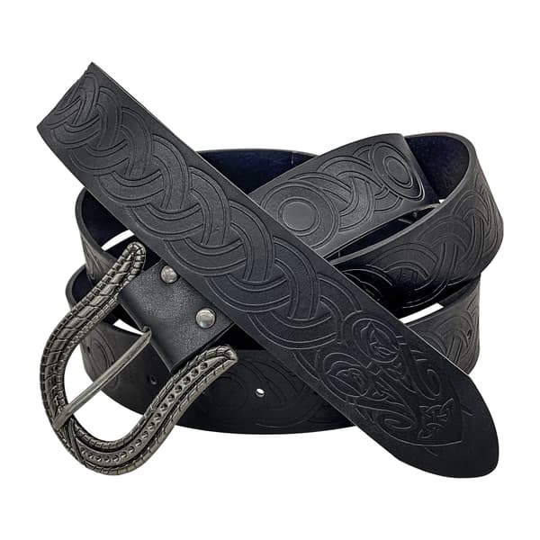 Viking Celtic Stribe Bælte Middelalder Vintage Ridder Bælte cosplay scene Tilbehør sort
