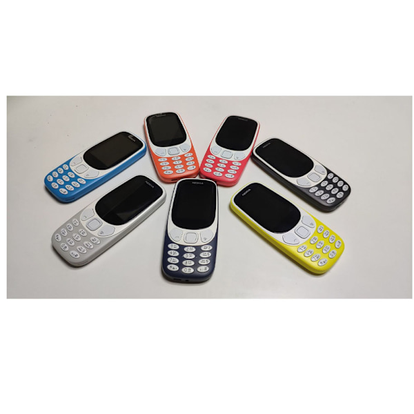 3310 Telefon - Enkel Bartelefon For Eldre Dobbel SIM Stor Skrift 2,4 Tommer Dark blue