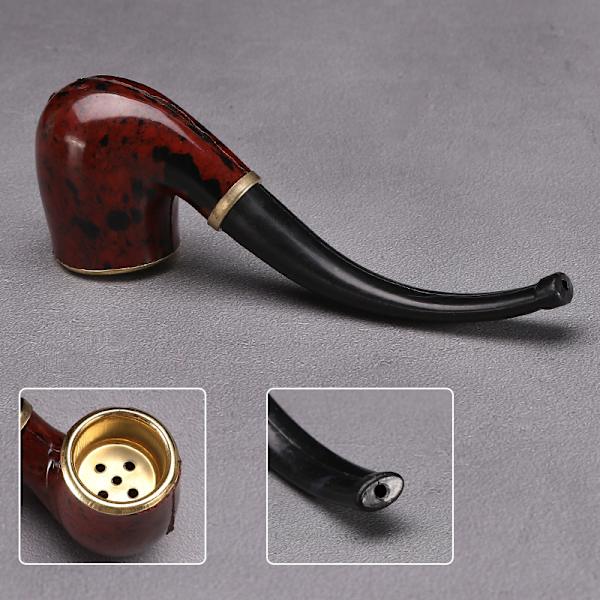 (Röd Boss Pipe) 5 handgjorda pipor