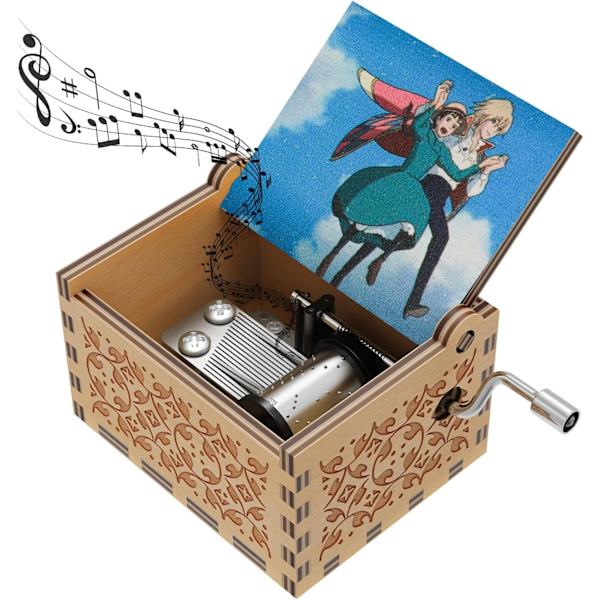 Khaki Karaktär Howl's Moving Castle Musikdosa Anime Tema Karusell Handvevad