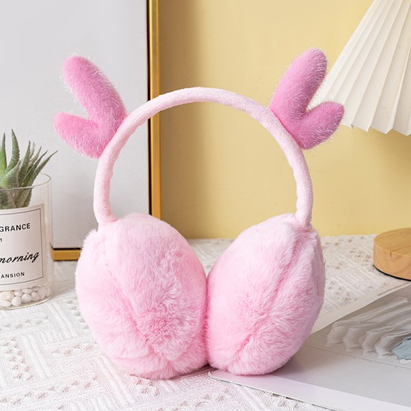 Unisex vinteröronmuffar för barn - rosa pink
