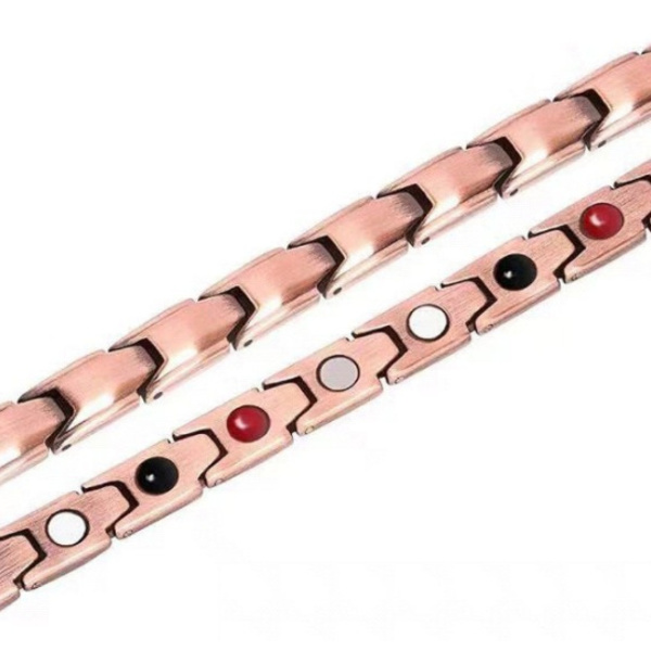 Elegant Koppar Magnetterapi Armband för Kvinnor, Smärtlindring E