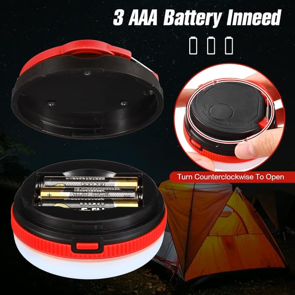 LED Camping Lanterner Vandtætte Campinglamper Batteri Teltlys