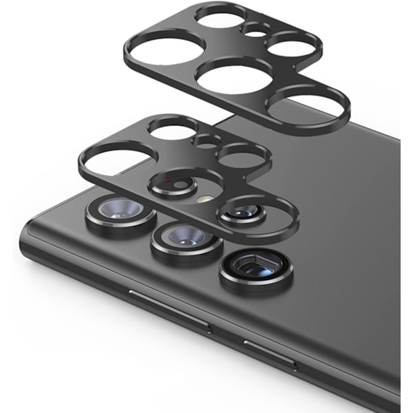 2PCS Kameraobjektivbeskytter Kompatibel Med Samsung Galaxy S22 Ultra，Aluminu