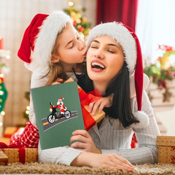 3d pop-up för jul, pop-up kort gratulationskort för jul