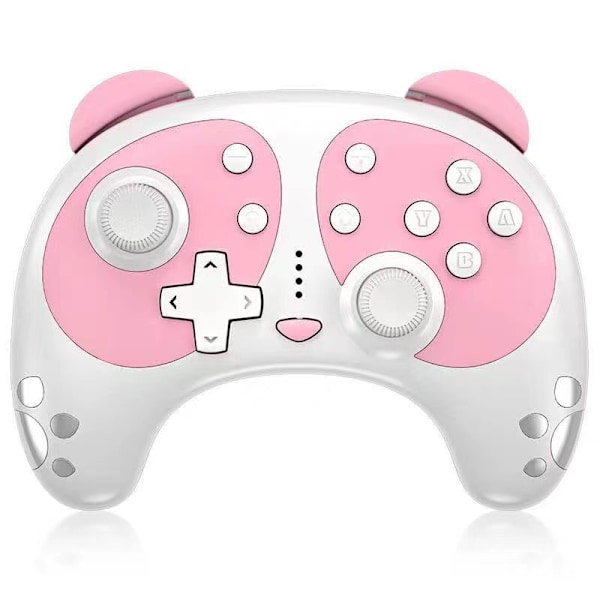 Wireless Controller compatible with Nintendo Switch-Pink, Panda Switch Pro Controller with Switch Lite/PC/Switch OLED, W