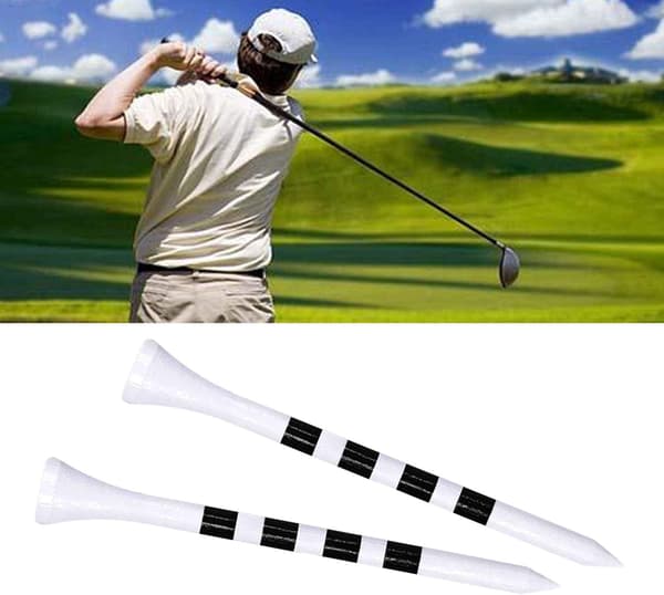 Bamboo Golf 70mm 100-pack, Vit