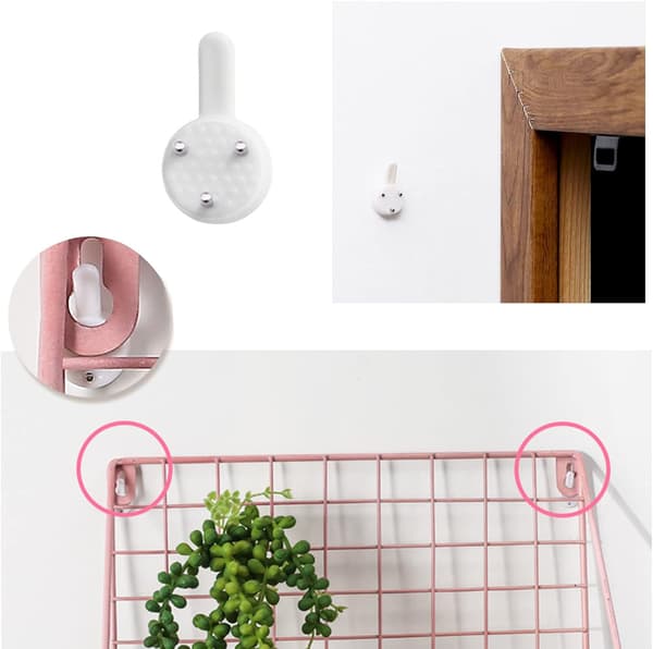 Väggkrok [30 stycken], Väggkrokar för Bilderam, Bildhängare