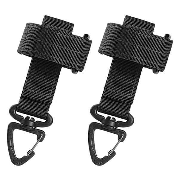 2 st Justerbara Handskehållare Bälte, Handskeklämmor med Velcro Karabiner, Multifunktionell Taktisk Handskehållare, W