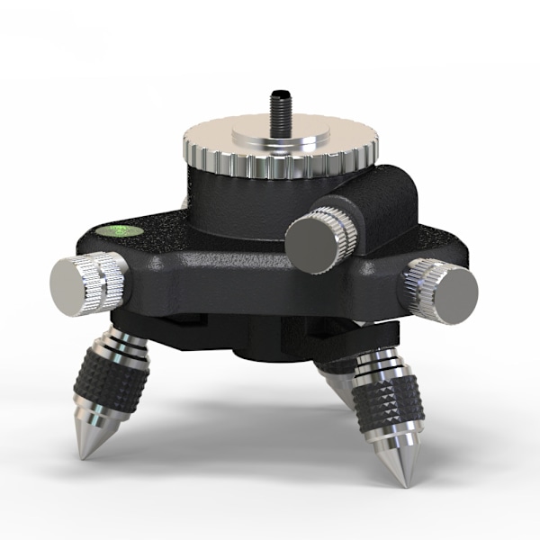Laser Niveau Stativ Adapter - 360° Justerbar Drejelig Base