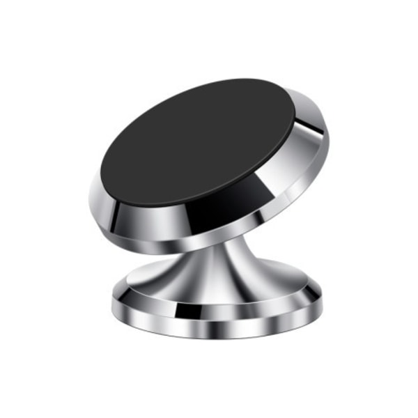 (Sølv) Bærbar Magnetisk Bilholder - 360° Rotation Telefon Holde