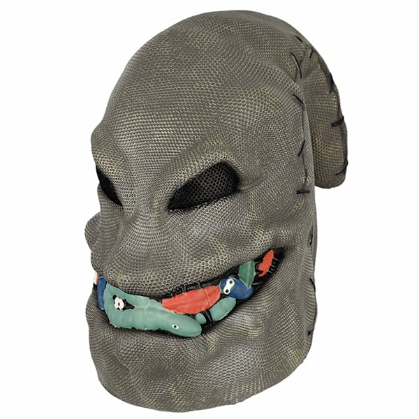 1 Pack Halloween skräck halm Mask Fågelskrämma Latex Mask Läskig, Fågelskrämma Mask Halloween, Fågelskrämma S